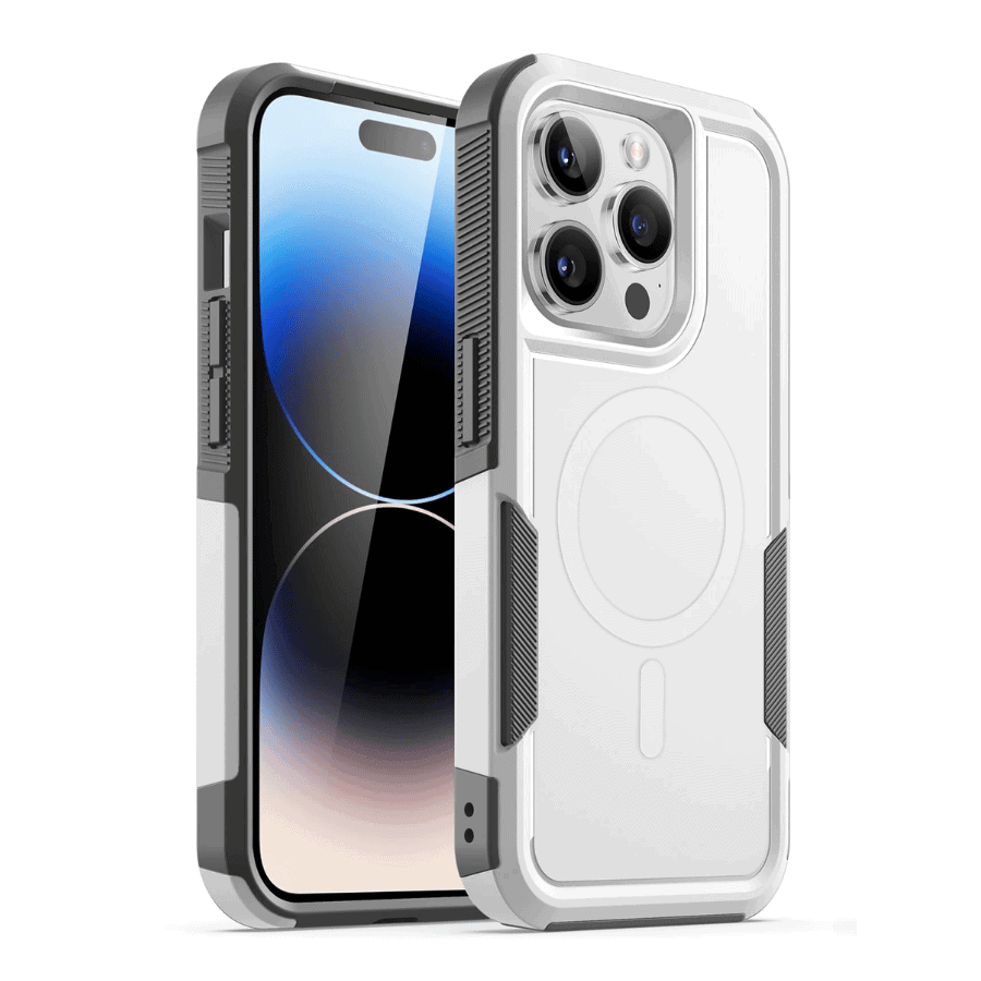 כיסוי קשיח ל-iPhone 17 Pro Max עם תומך MagSafe, עמידות גבוהה והגנה כפולה מפני נפילות ושריטות. מושלם לשמירה על הטלפון שלך במצב מושלם.
