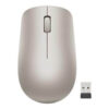 עכבר אלחוטי Lenovo 1200 DPI עם מקלט USB, עיצוב מודרני ונוח לשימוש יומיומי, מתאים לעבודה ולמשחקים.