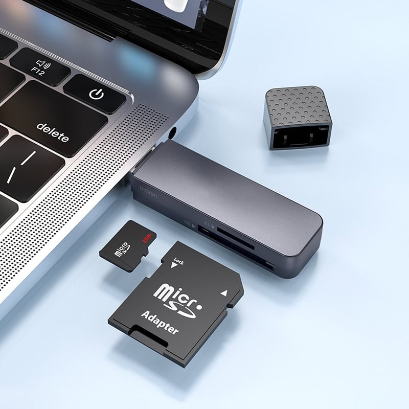 כרטיס זיכרון כפול USB 3.0 עד 2TB דגם Hoco HB45 לחיבור מהיר ואחסון נייד למחשב נייד וטלפון חכם.