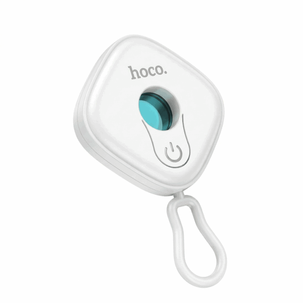 גלאי מצלמות נסתרות Hoco GM231 בצבע לבן, קטן וקל לשימוש, מתאים לזיהוי מצלמות נסתרות בכל סביבה.