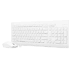 סט מקלדת ועכבר אלחוטיים בצבע לבן של Lenovo 510 GX30T02646, מתאים לשימוש נוח ויעיל במשרד ובבית, תומך בעברית ואנגלית.