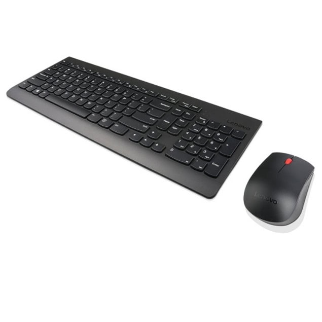 מקלדת ועכבר אלחוטיים Lenovo 510 GX30T02646, תואמים לשפות עברית ואנגלית, נוחים לשימוש יומיומי, עיצוב מודרני ואיכותי, חיבור אלחוטי יציב, מתאים למשרד ולבית.