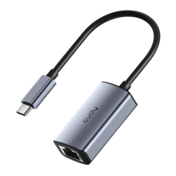 מתאם רשת USB-C ל-RJ45 במהירות 2.5Gbps, מתאים לחיבורי אינטרנט מהיר ומתקדם. מוצר איכותי של SmartCase לשדרוג חיבורי הרשת במחשב או בטלפון.