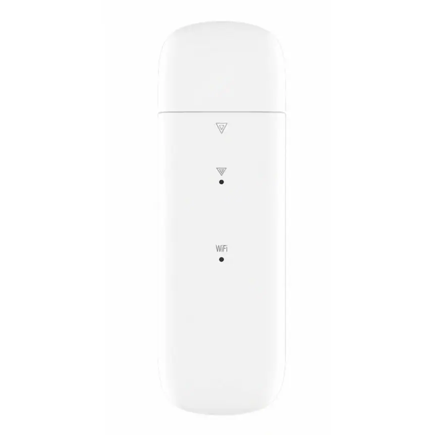 מארז מגן לבן לנתב WiFi נייד עם חיבור קלות ונראות מודרנית, מתאים להגנה על מכשירי אינטרנט אלחוטי בבית ובעבודה.