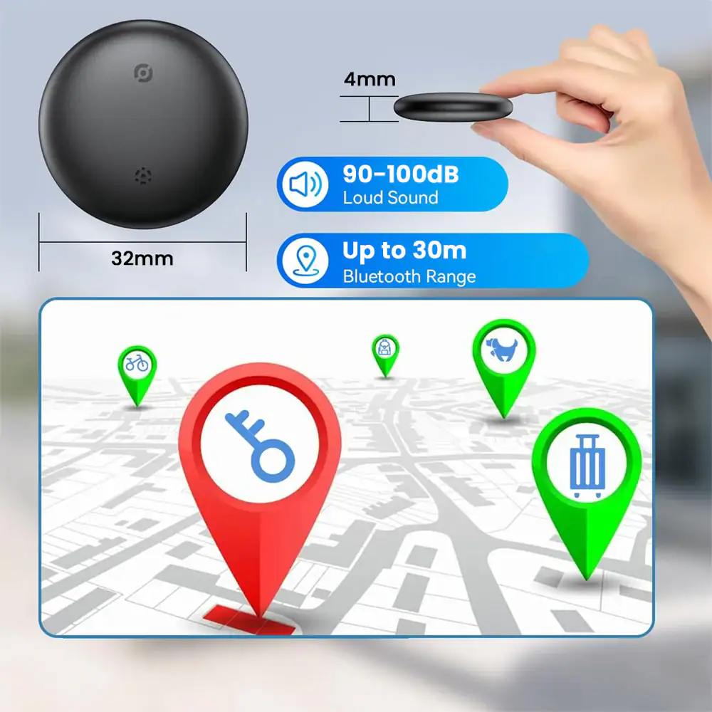 תג חכם לאנדרואיד עם חיבור Bluetooth.