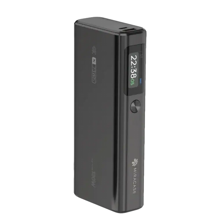 מכשיר אלקטרוני נייד של SmartCase עם תצוגה דיגיטלית וממשק מתקדם, מתאים לשימוש מקצועי ואישי, עם עיצוב מודרני ועמידות.