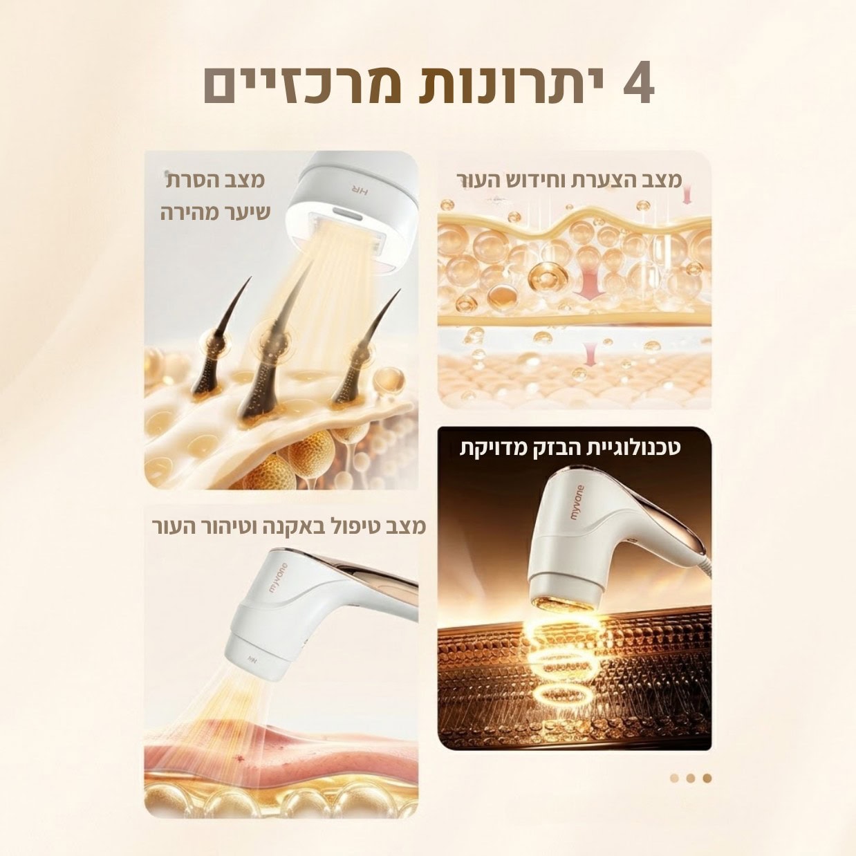 4 יתרונות מרכזיים