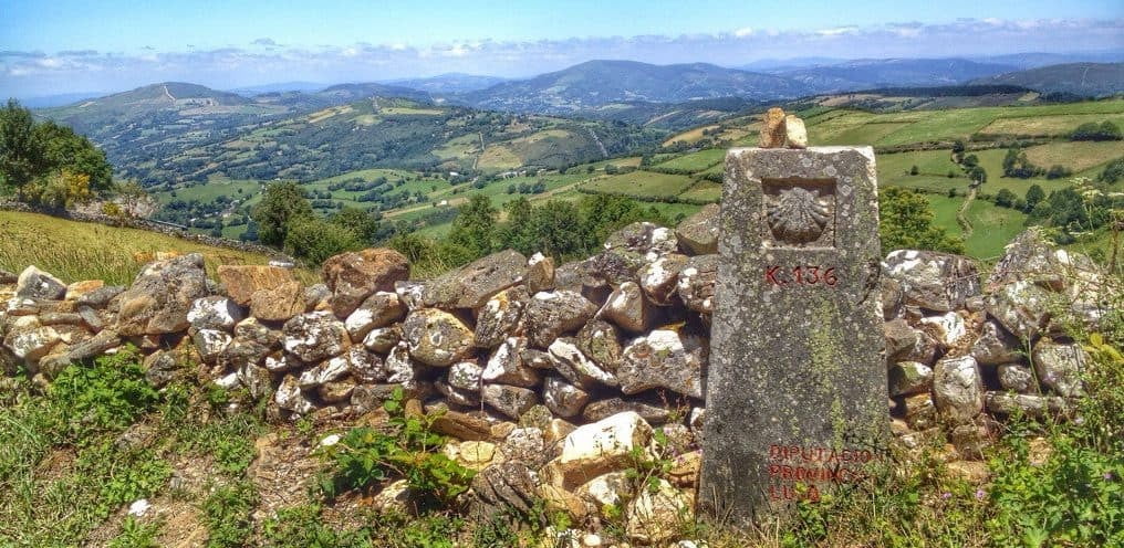 The Camino 100 km walk in Northern Spain