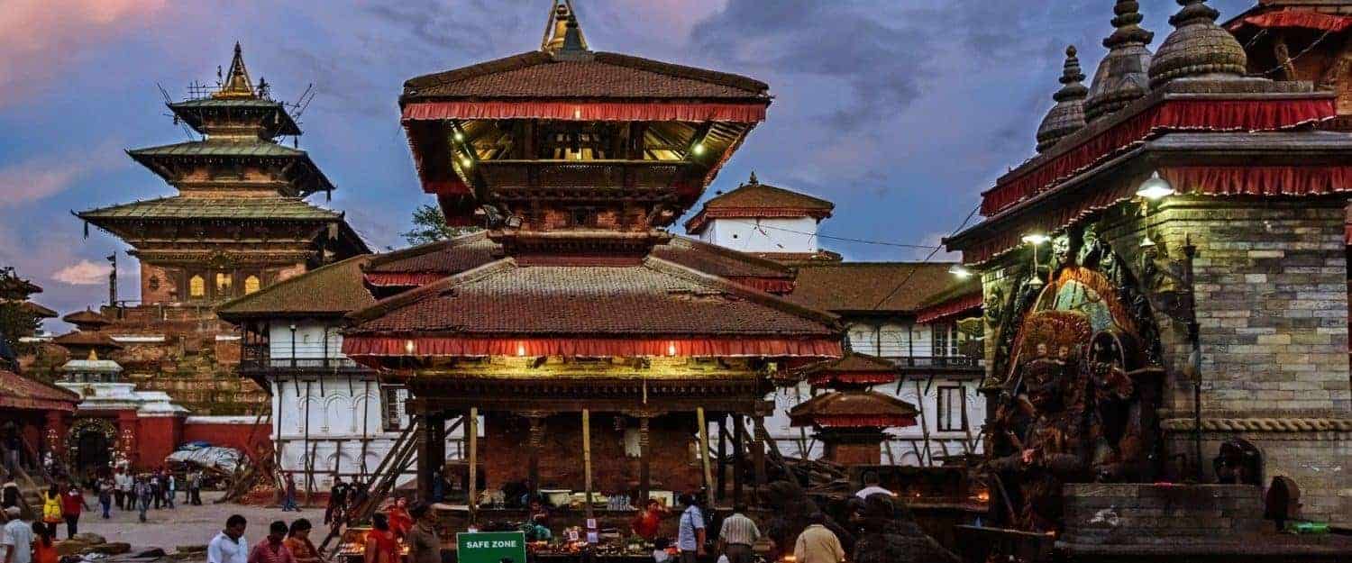 Garden of Dreams i hovedstaden Kathmandu i Nepal