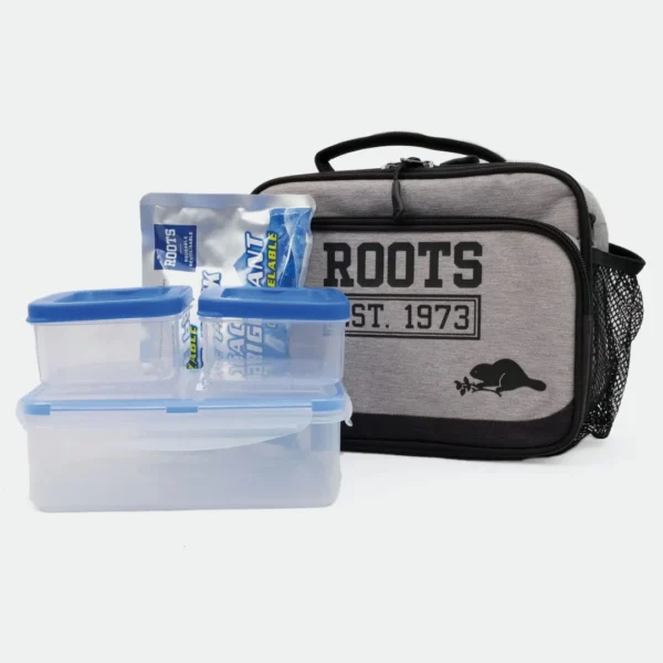 ROOTS - DELUXE INSULATED LUNCH BOX BAG 5 PIECE SET - Image 3