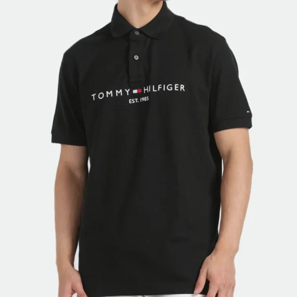 TOMMY HILFIGER MEN POLO SHIRT BIG FLAG LOGO