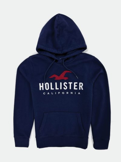 Hollister Men Hooded Sweatshirt Big Logo