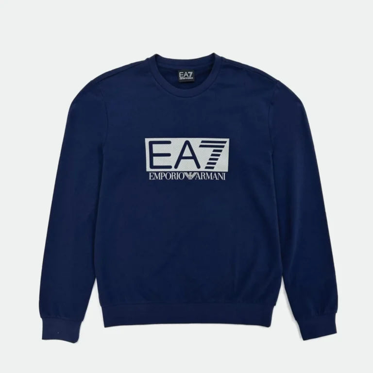 EA7 EMPORIO ARMANI SWEATSHIRT MONOGRAM LOGO