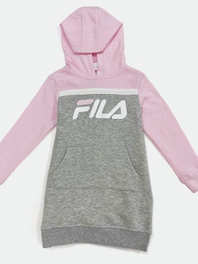 Fila Hooded Sweatshirt Dress For Big Girls