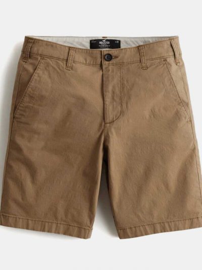 HOLLISTER MEN FLAT FRONT SHORT 9"