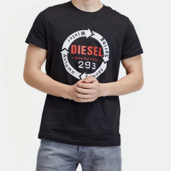 DIESEL MEN T-DIEGO C1 RECYCLED STYLES TEE