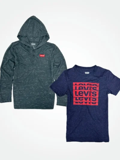 LEVI'S 2 PACK HOODIE & T-SHIRT FOR BIG BOYS