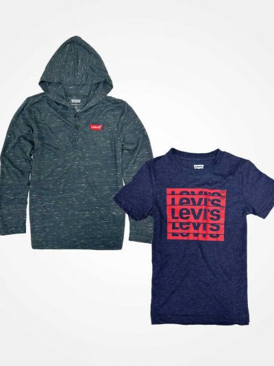 LEVI'S 2 PACK HOODIE & T-SHIRT FOR BIG BOYS