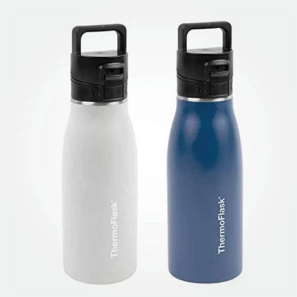 Thermoflask Leak Proof Wide Mouth Easy Carry 17oz (2 Pack)