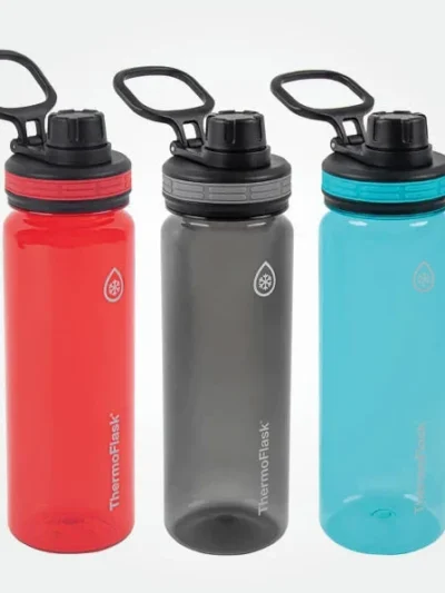 Thermoflask Tritan Water Bottle (3 Pack) 709 Ml (24 Oz.) Multicolor