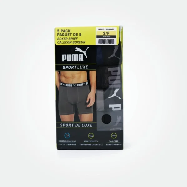 PUMA 5 PACK MEN'S UNDERWEAR BOXER BRIEF