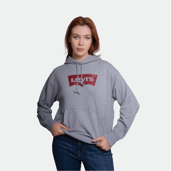 Levi's Women's Hoodie Jacket Graphic Print Logo - Image 2