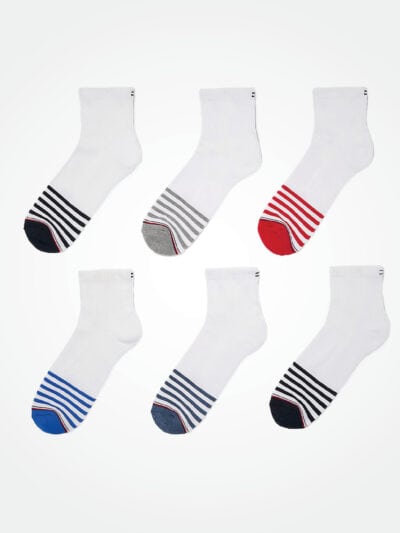 Tommy Hilfiger Men 6 Pairs Quarter Socks
