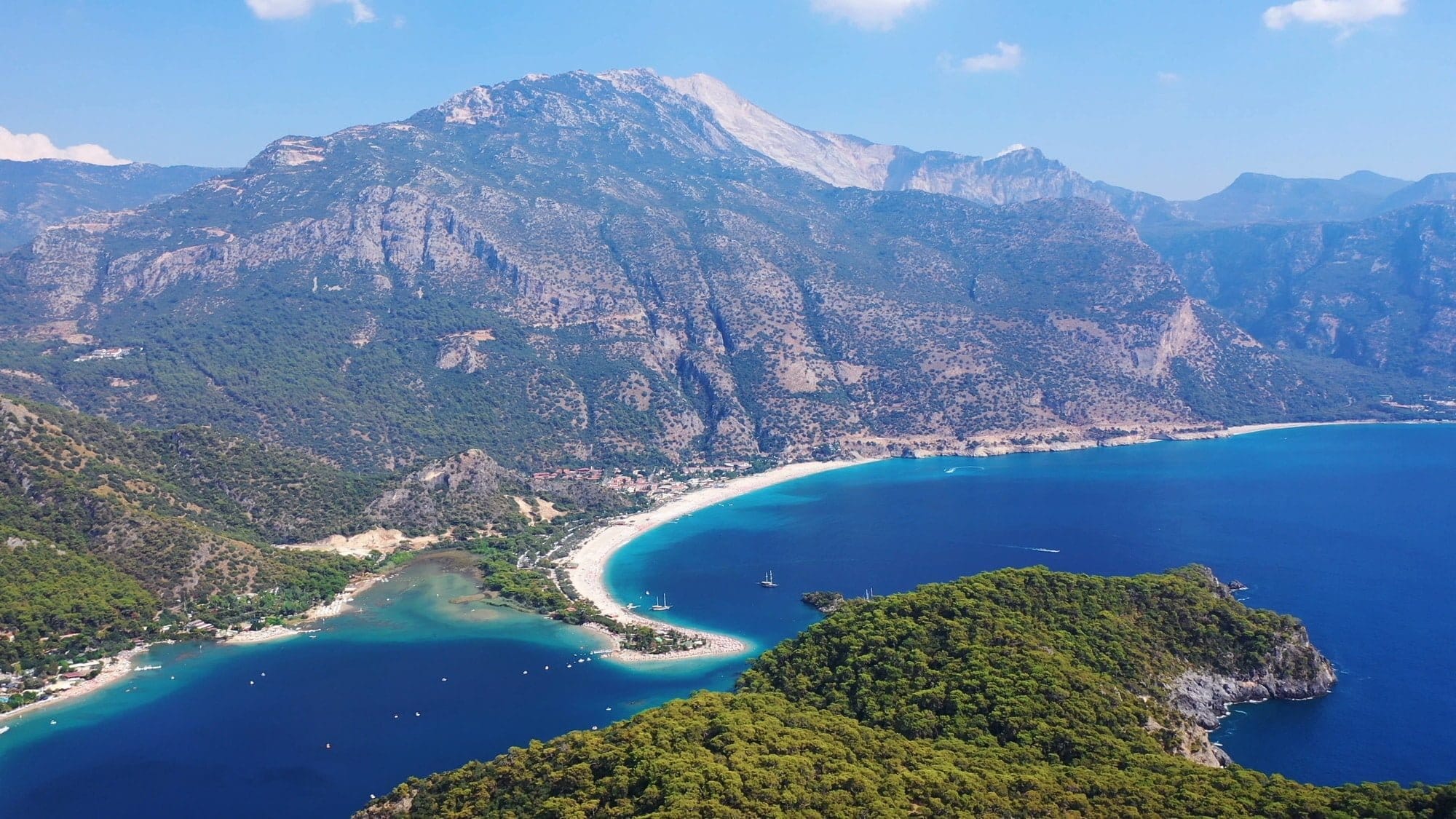 Fethiye: Middelhavets juvel 1 Oludeniz Blue Lagoon i Fethiye. Oludeniz, rejser til Tyrkiet