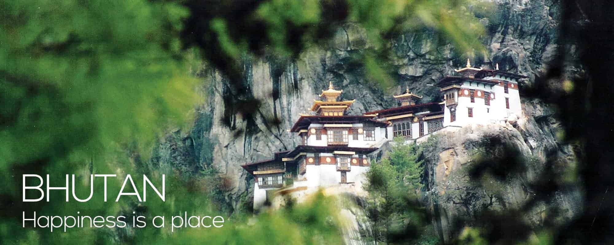 Bhutan 1 Bjerg kloster Bhutan