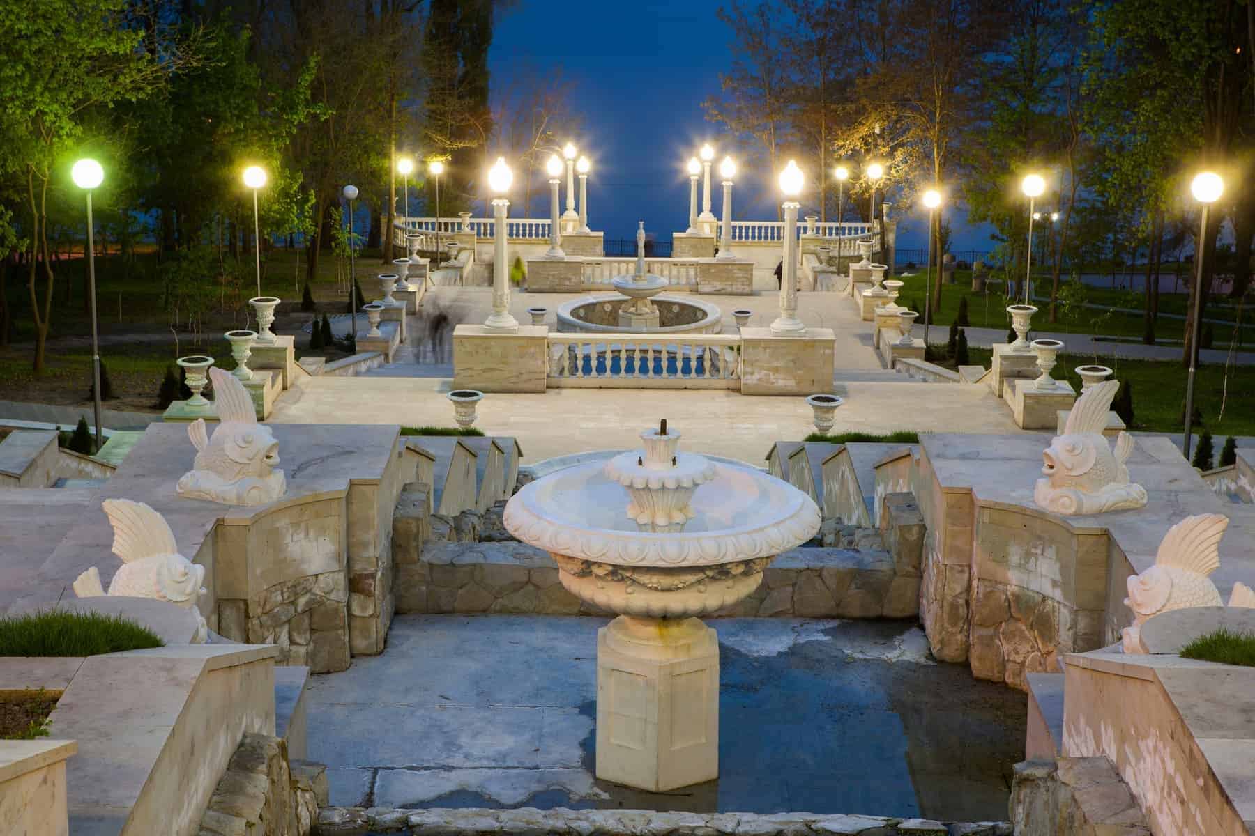 Smuk trappe i hovedstaden Chisinau’s bypark
