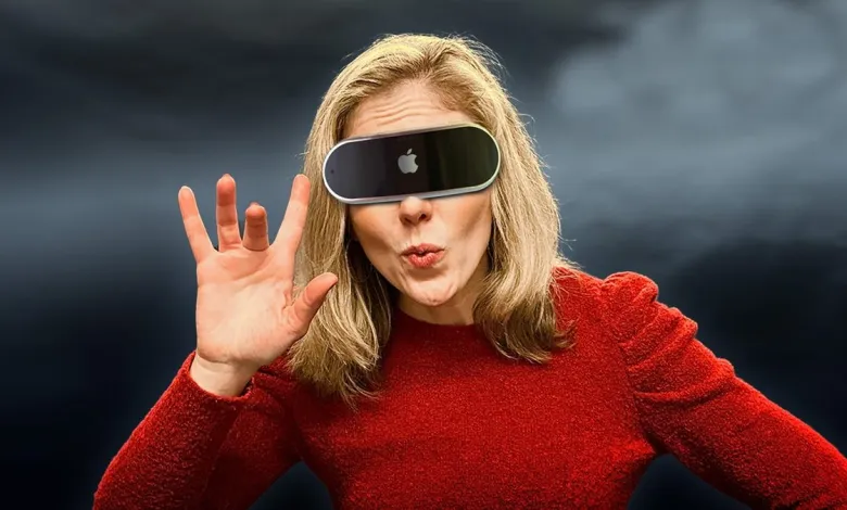 Apple Vr Headset: A Person Wearing The Sleek And Futuristic Apple Vr Headset, Fully Immersed In A Virtual Environment, Showcasing The Possibilities Of Immersive Experiences.