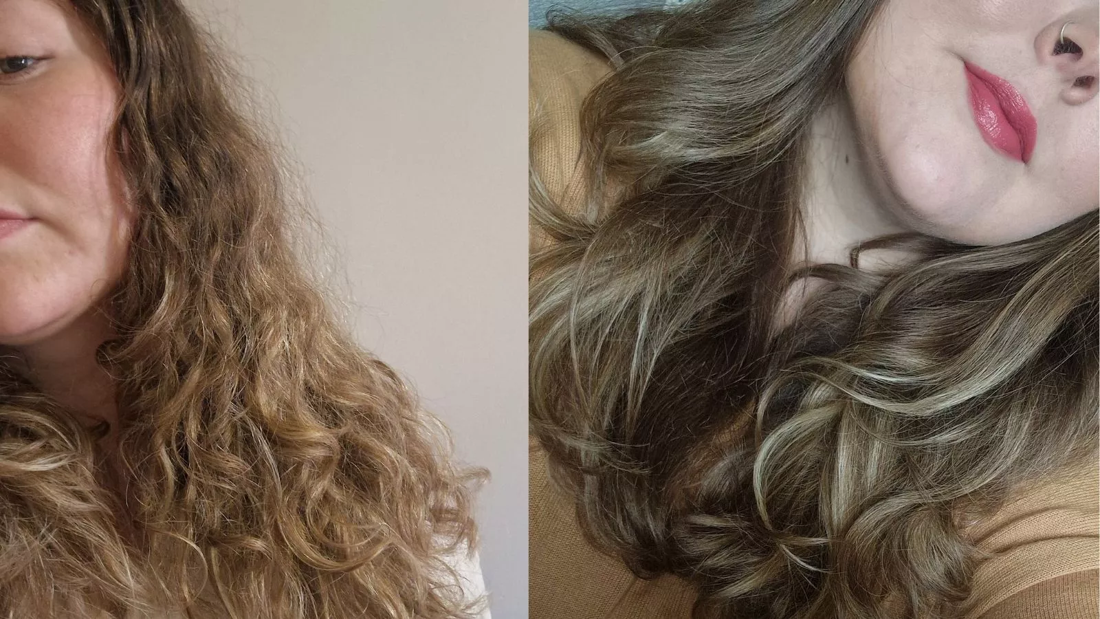 A Woman Using The Dyson Airwrap Styler To Curl Her Hair, Showcasing Its Versatility And Ease Of Use.