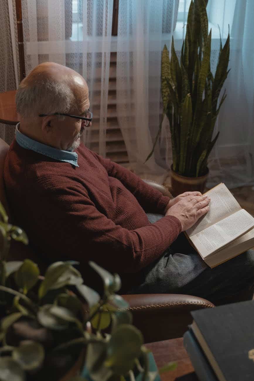 Leather Reading Chair
