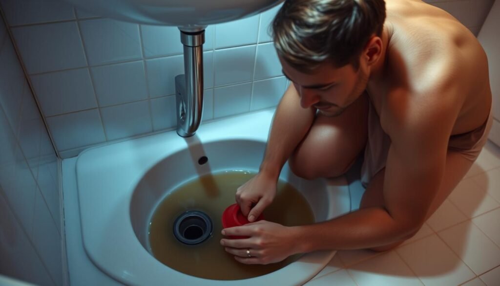 Clearing A Clogged Drain Clearing A Clogged Drain