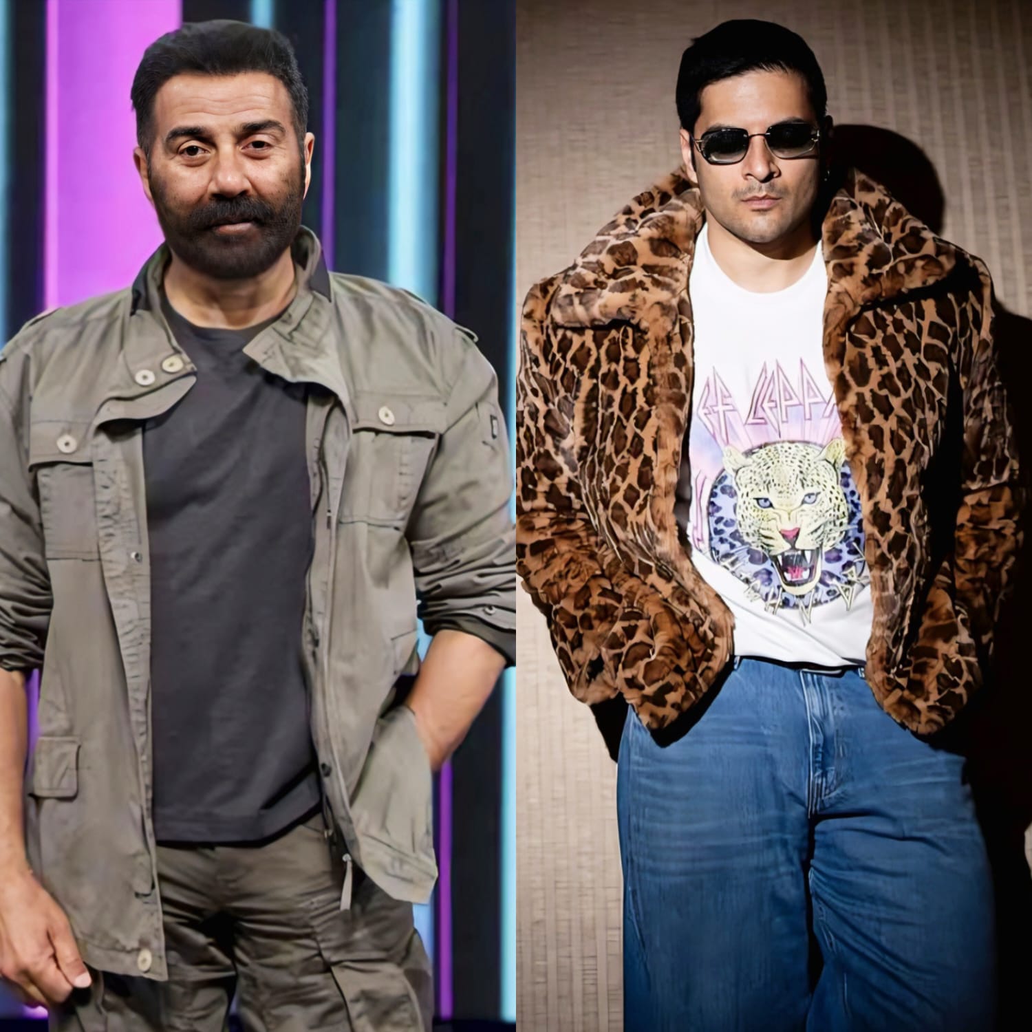 Ali Fazal and Sunny Deol