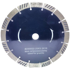 Deimantinis segmentinis pjūklas sausam  pjovimui S230ST S