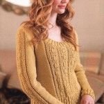 Women's knitted sweater