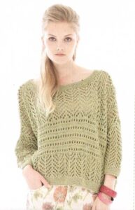 Cookies & cream"- knitted sweater. Free knitting pattern