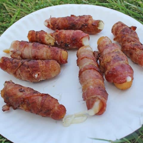 Bacon Wrapped Mozzarella Sticks