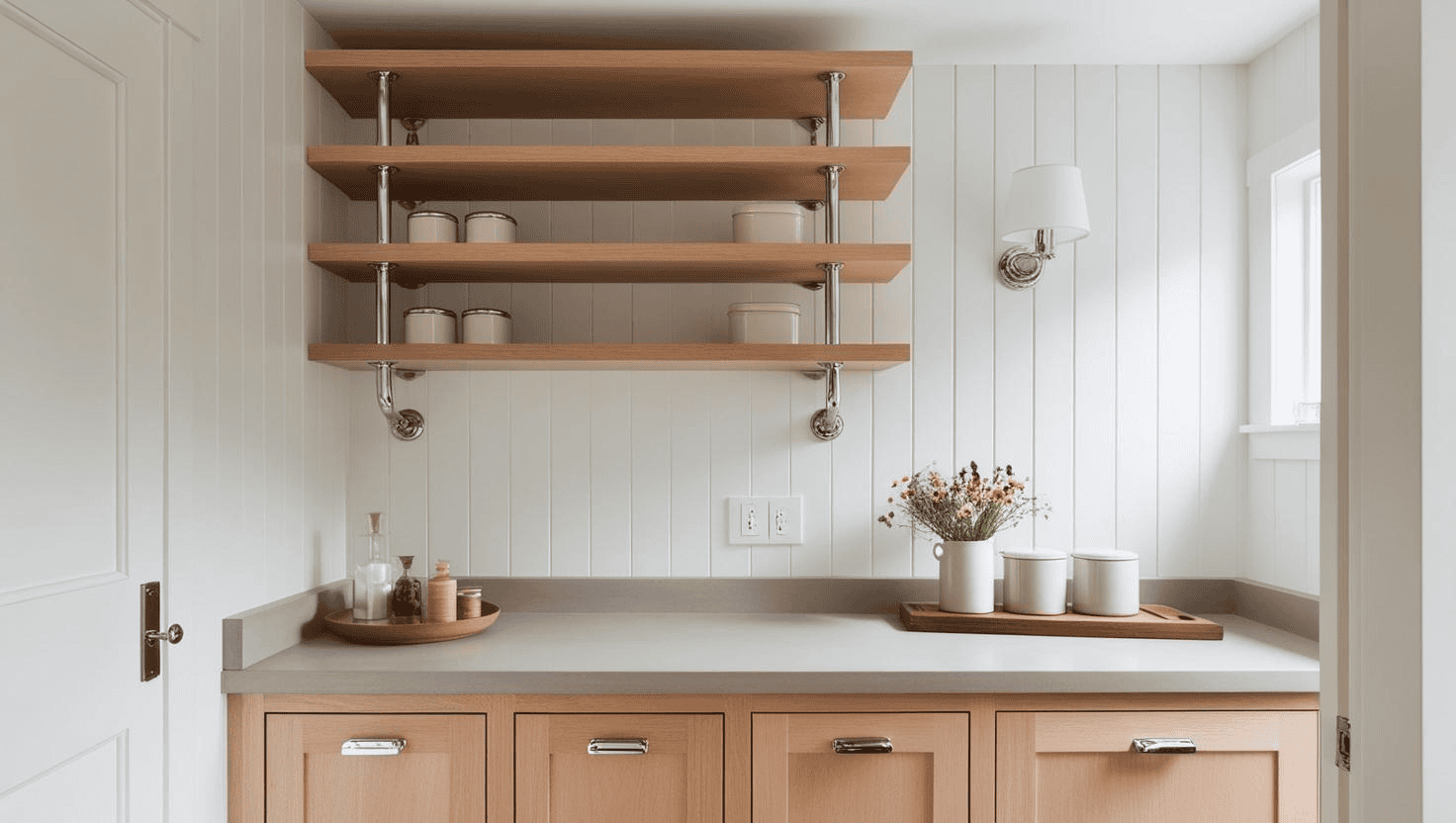 Pantry in a kitchen renovation
