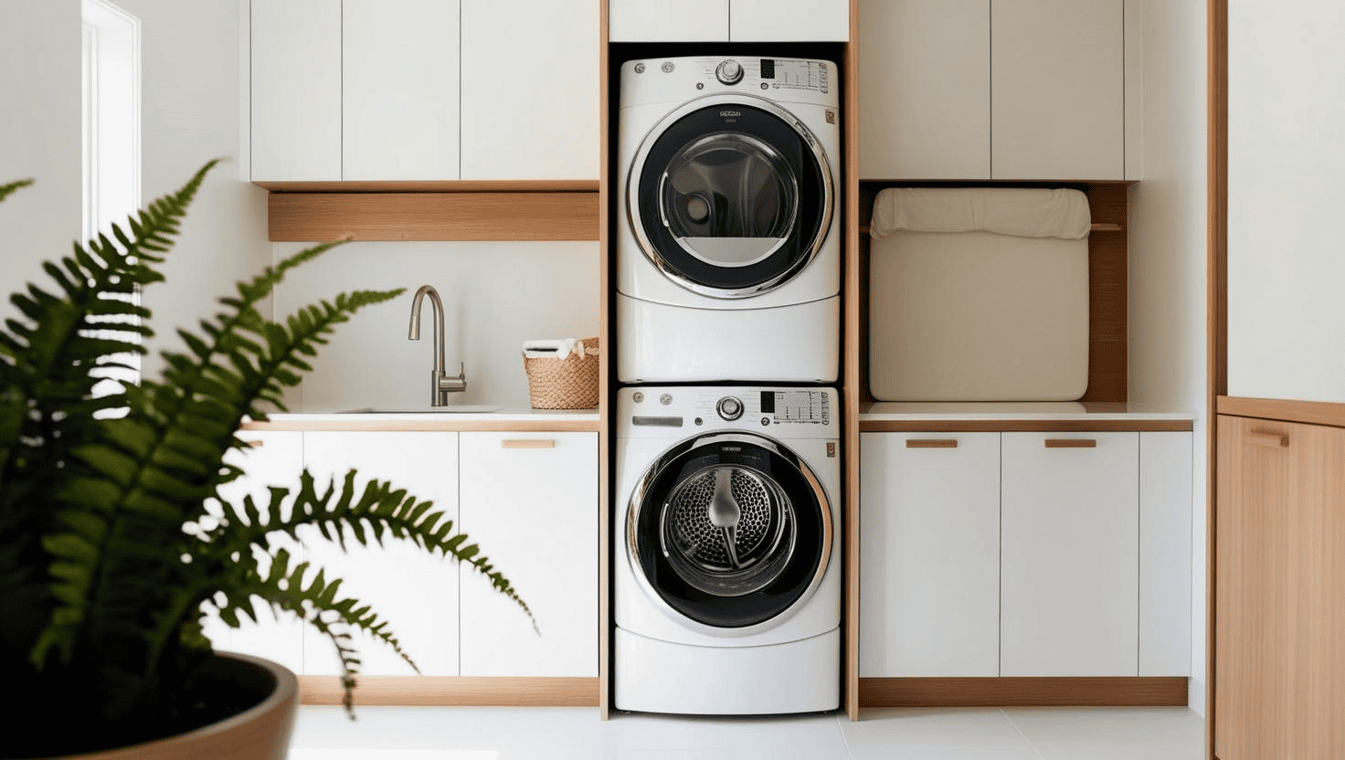 stacked laundry design