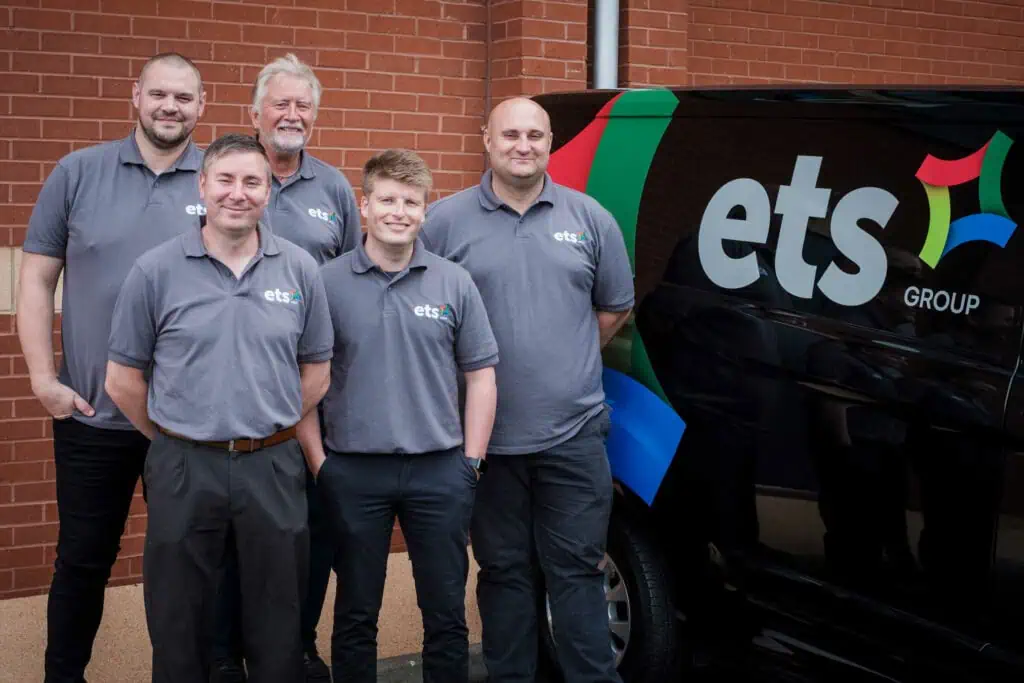 ETS electrical and mechanical service team