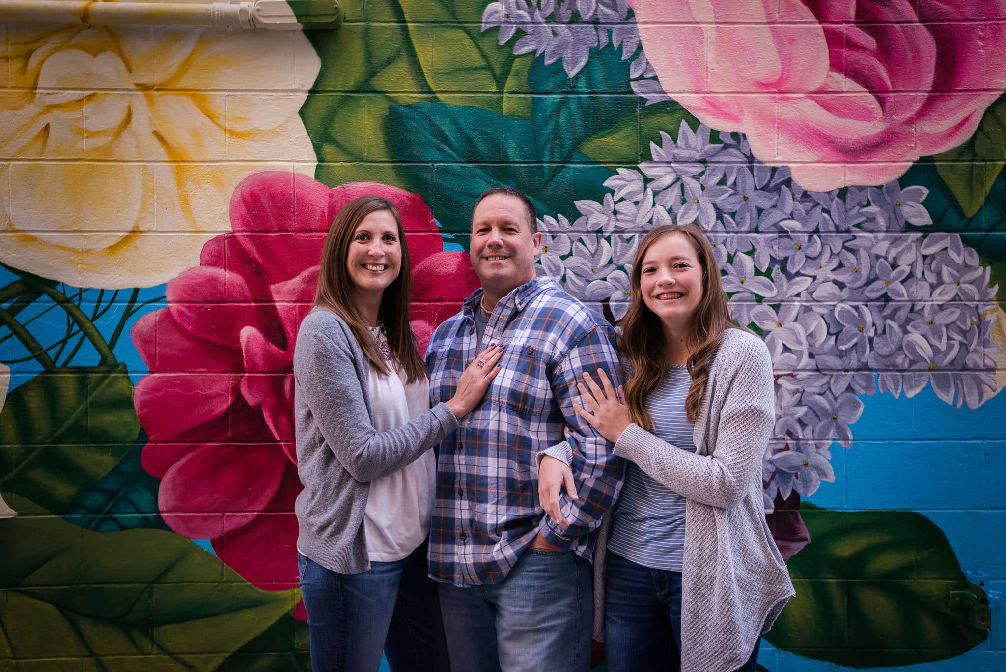 Fort Wayne Family Photography in downtown Fort Wayne, Indiana by Kasey Wallace Photography
