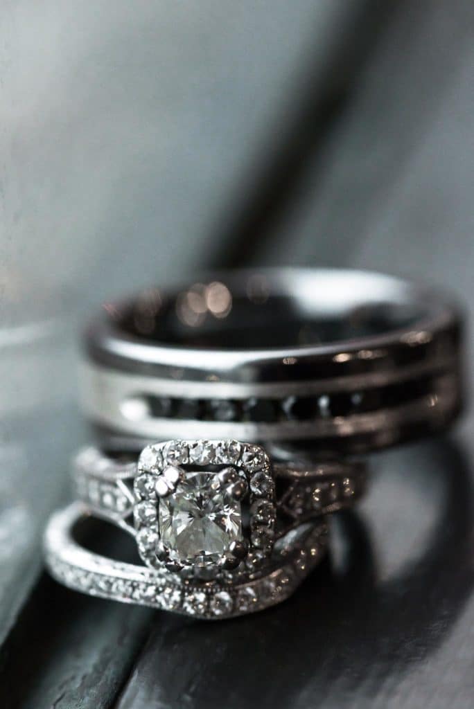 Intimate wedding ceremony at the Embassy Theatre in downtown Fort Wayne, Indiana by wedding photographer Kasey Wallace Photography