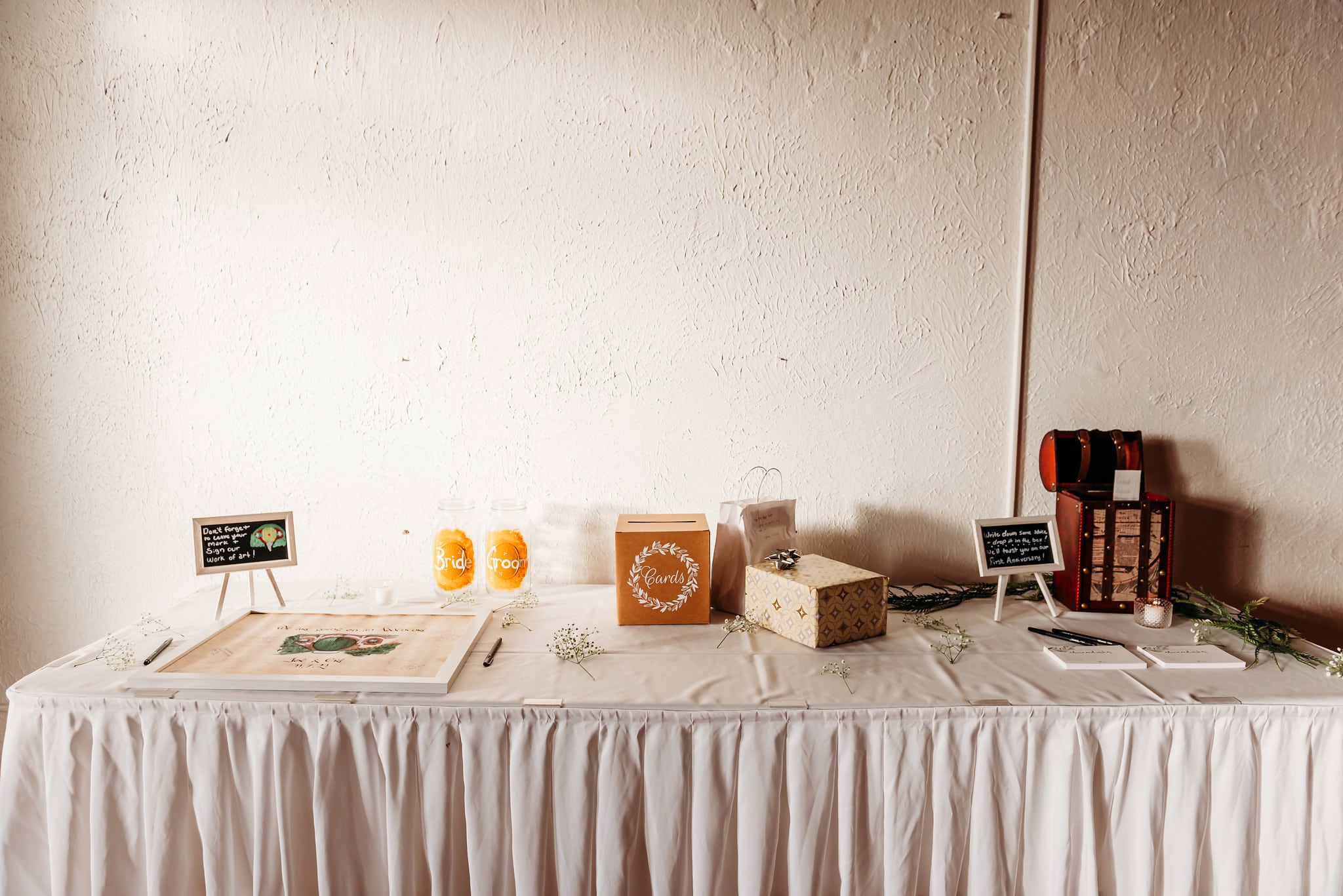 reception decor indy wedding the rathskeller