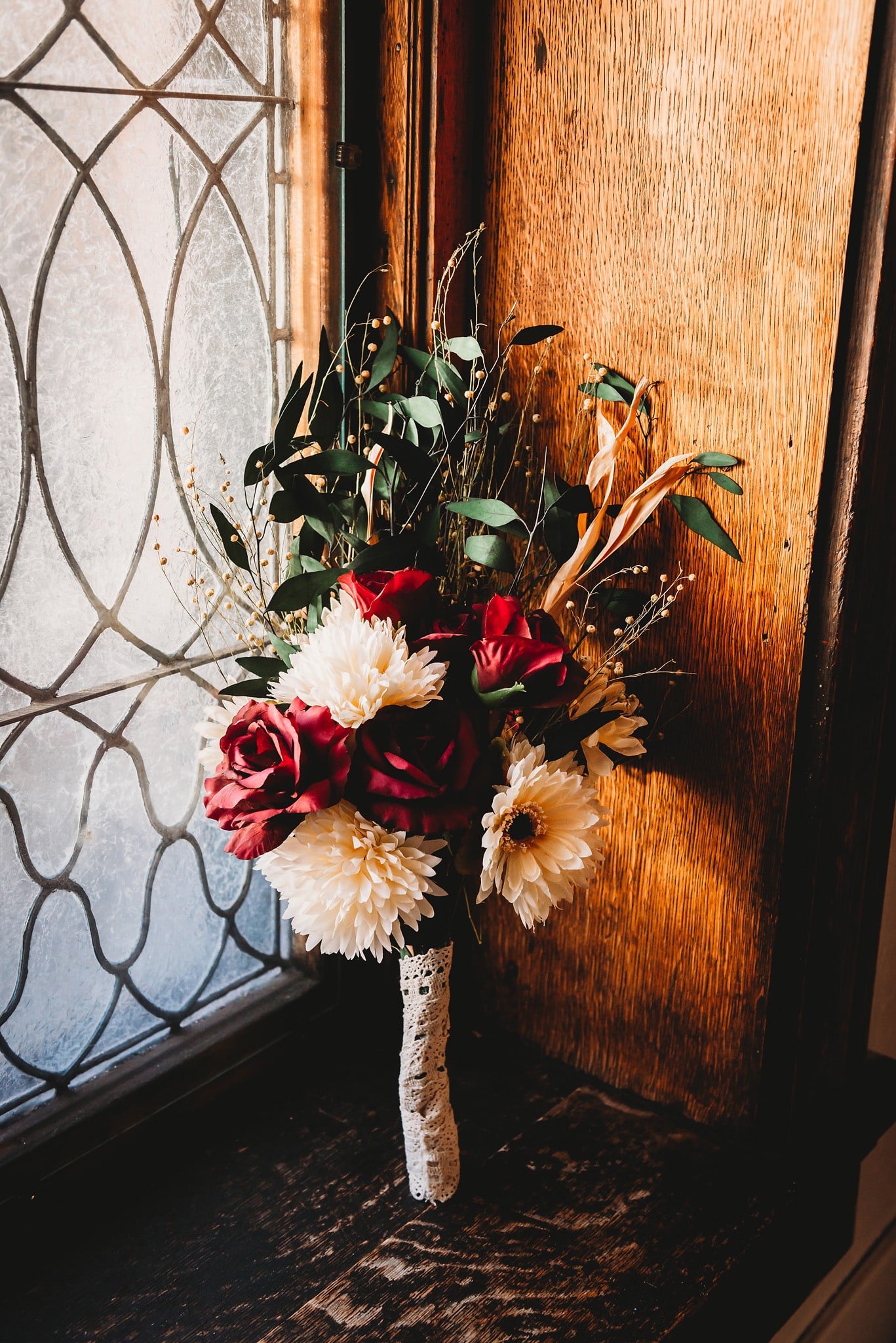 bridal bouquet the rathskeller indianapolis wedding