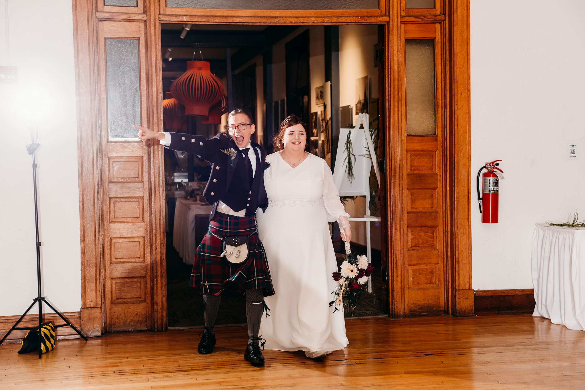 reception entrance the rathskeller indy wedding