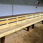 baseball bench