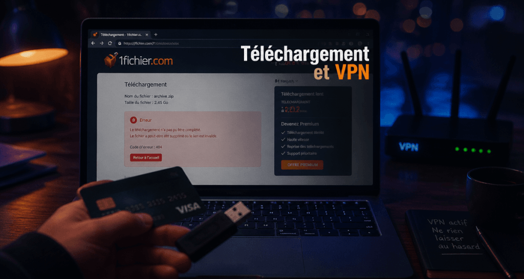 1fichier vpn erreur ip et blocage