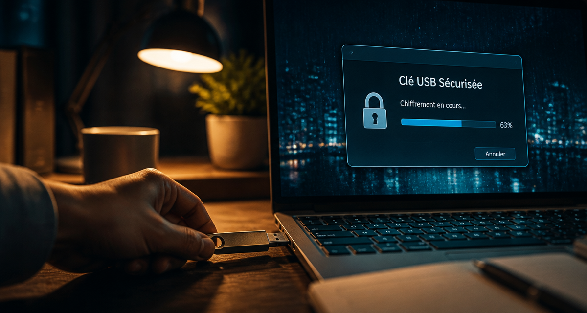 crypter clé usb sur ordinateur